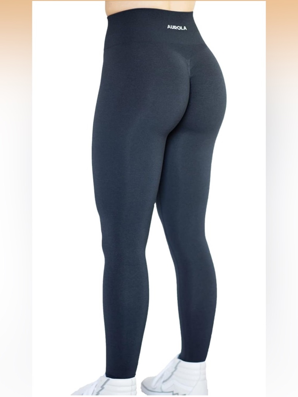High-Waist black butt scrunch leggings